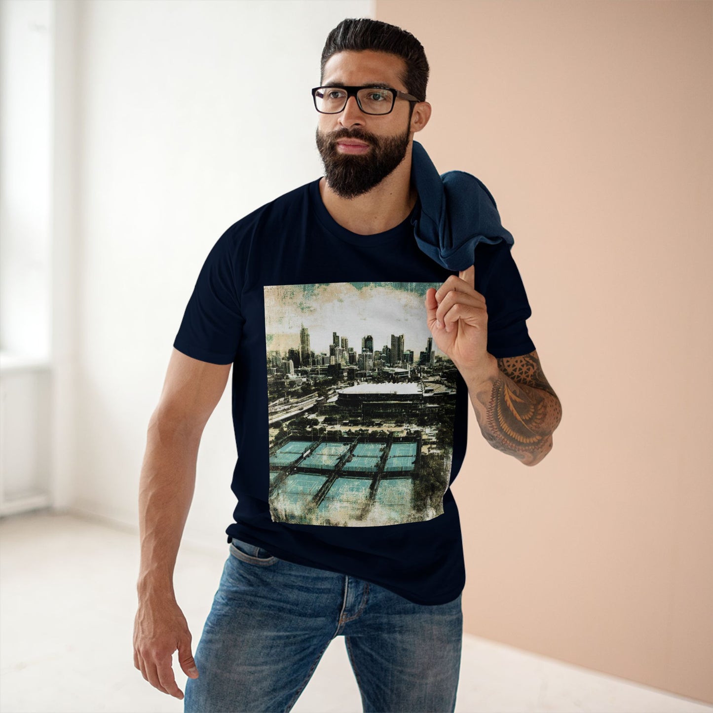 Vintage Melbourne Tennis Centre Unisex Tee