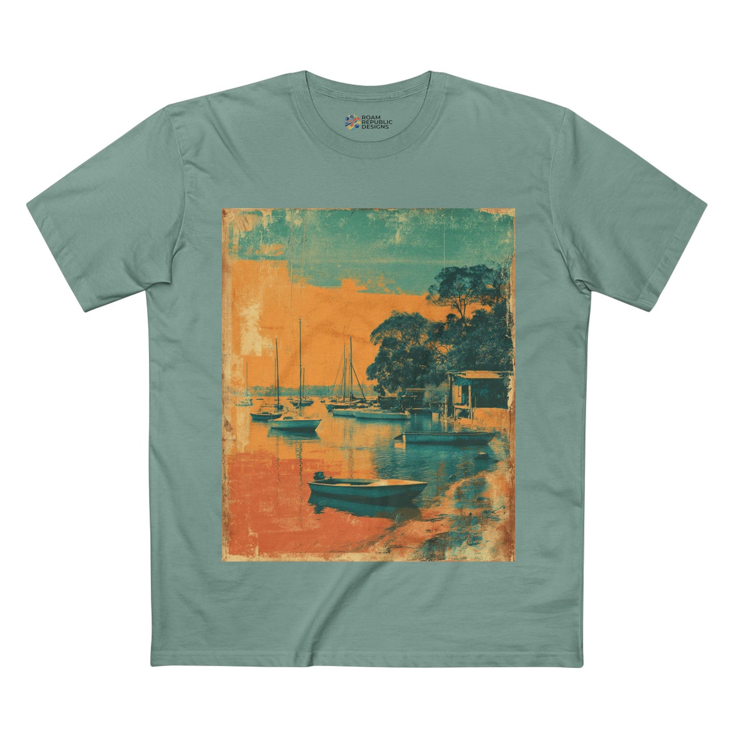 Vintage Williamstown Foreshore Melbourne Unisex Tee