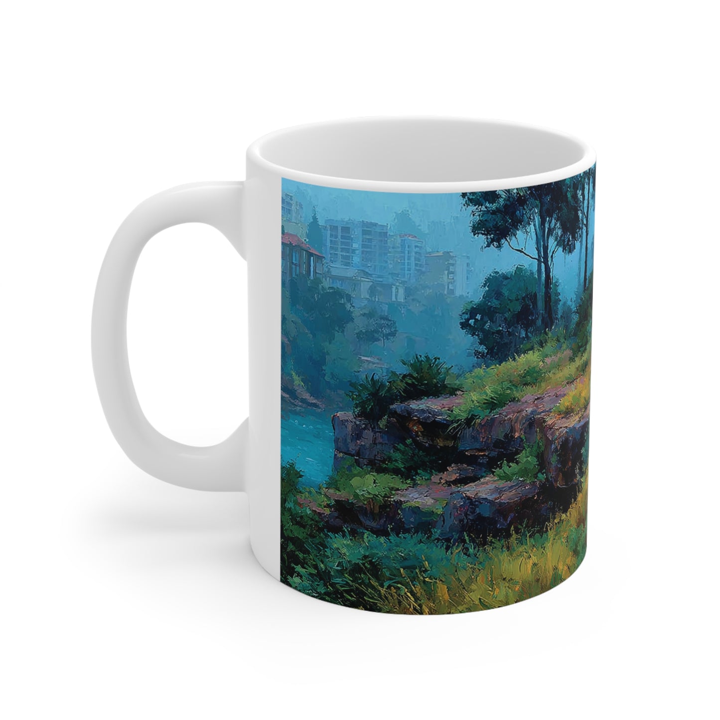 Surrealism Barangaroo Reserve Sydney Ceramic Mug 325ml