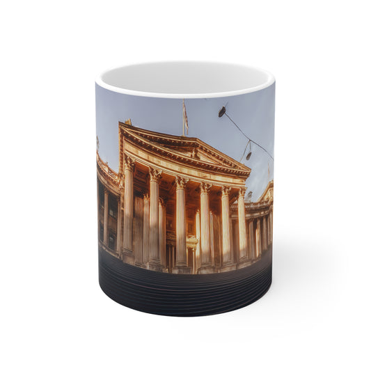 Surreal Parliament House Melbourne Ceramic Mug 325ml