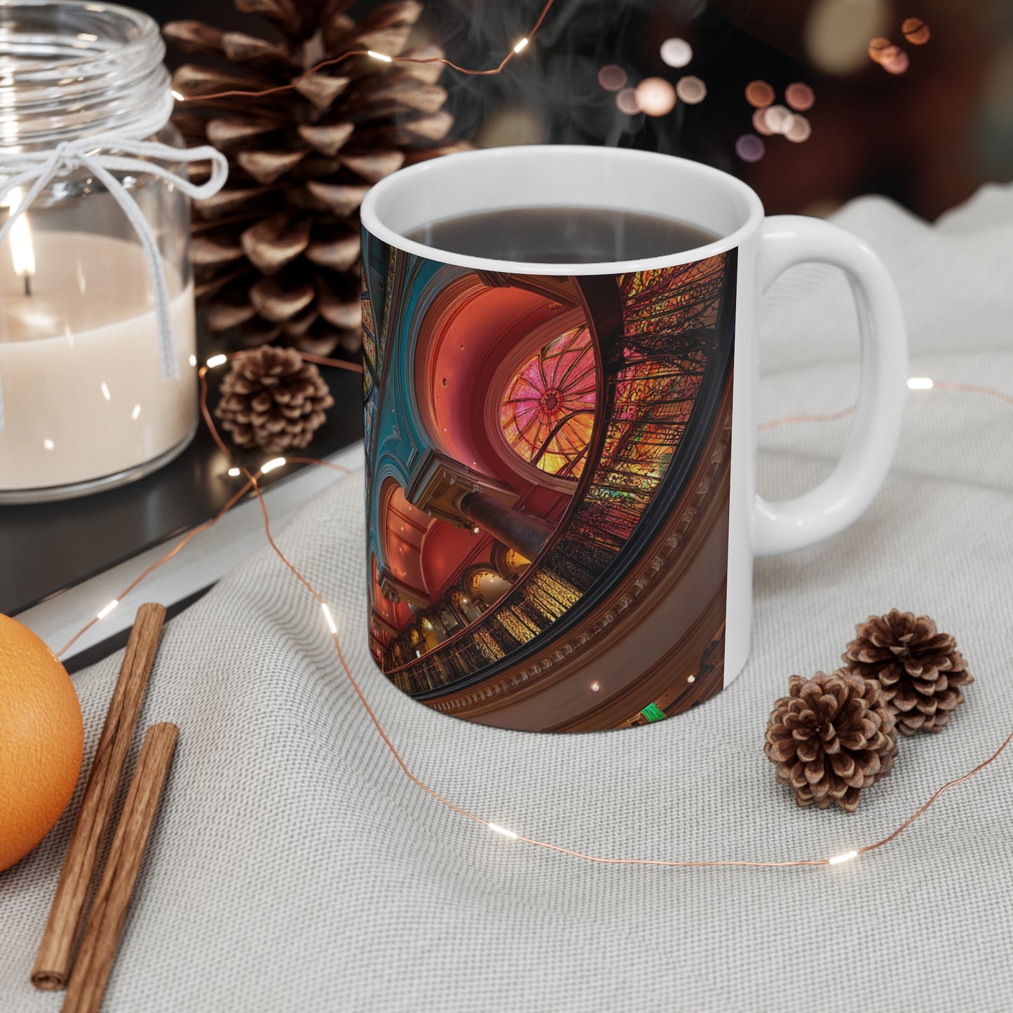 Surrealism Queen Victoria Building Sydney Ceramic Mug 325ml