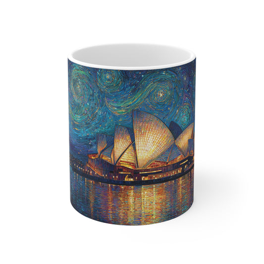 Surrealism Sydney Opera House Ceramic Mug 325ml