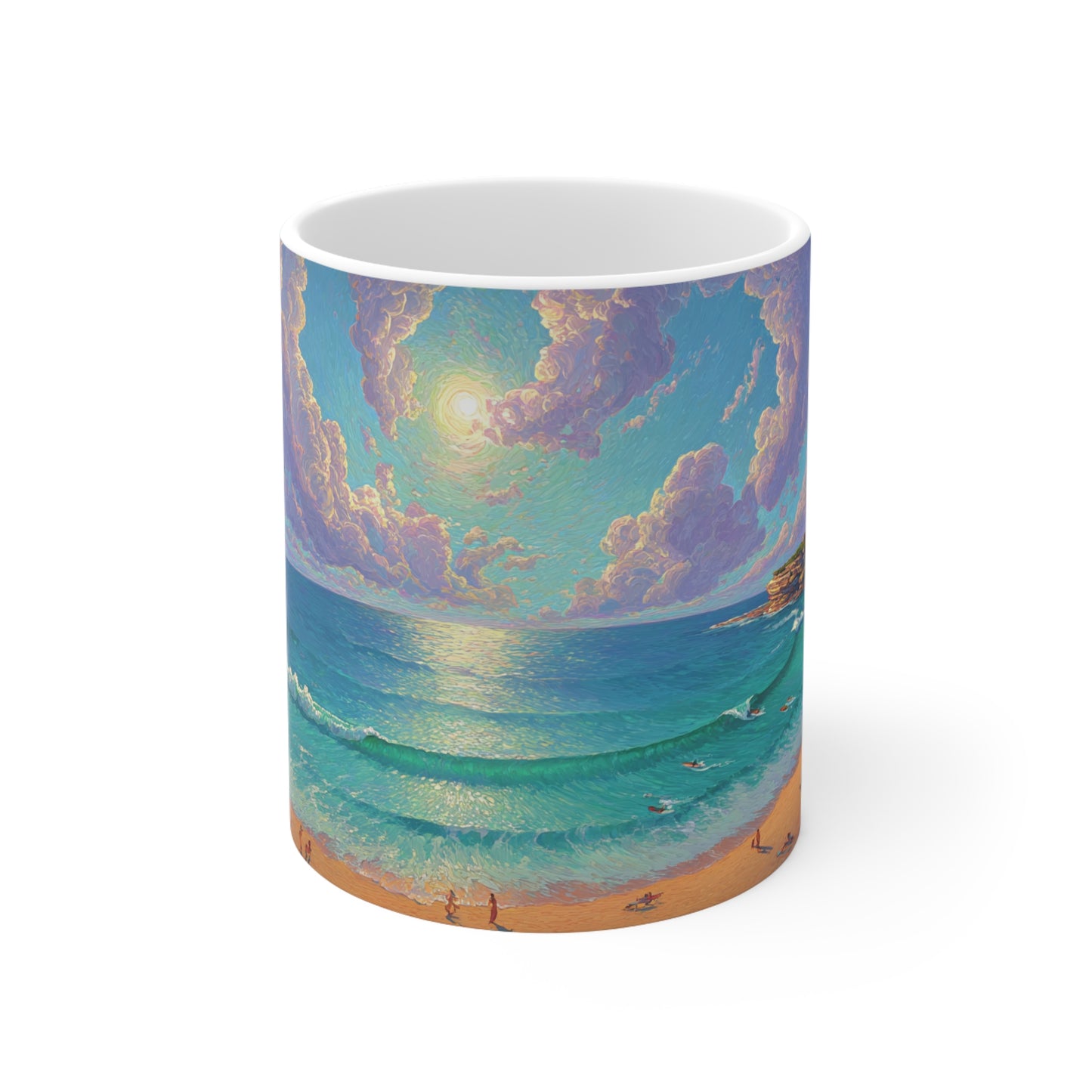 Surrealism Bondi Beach Sydney Ceramic Mug 325ml