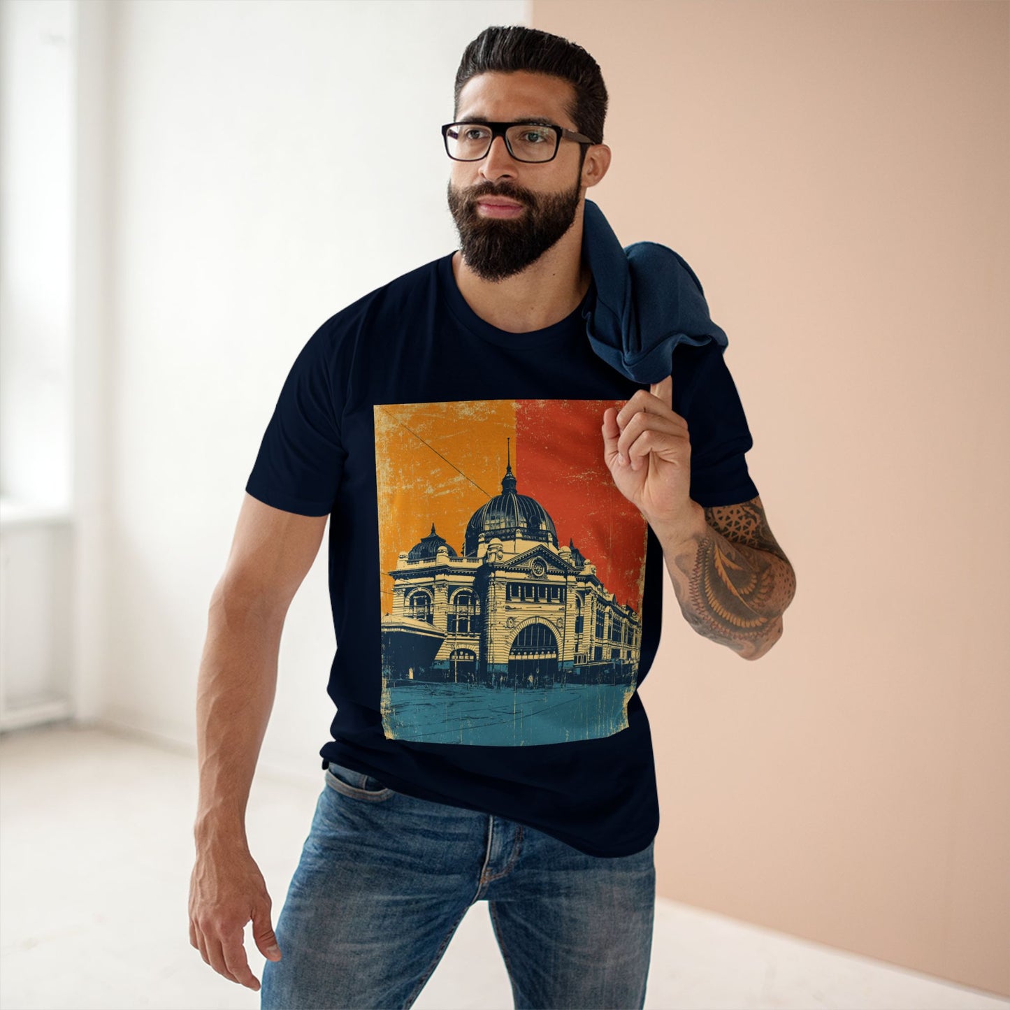 Vintage Melbourne Flinders Street Station Unisex Tee
