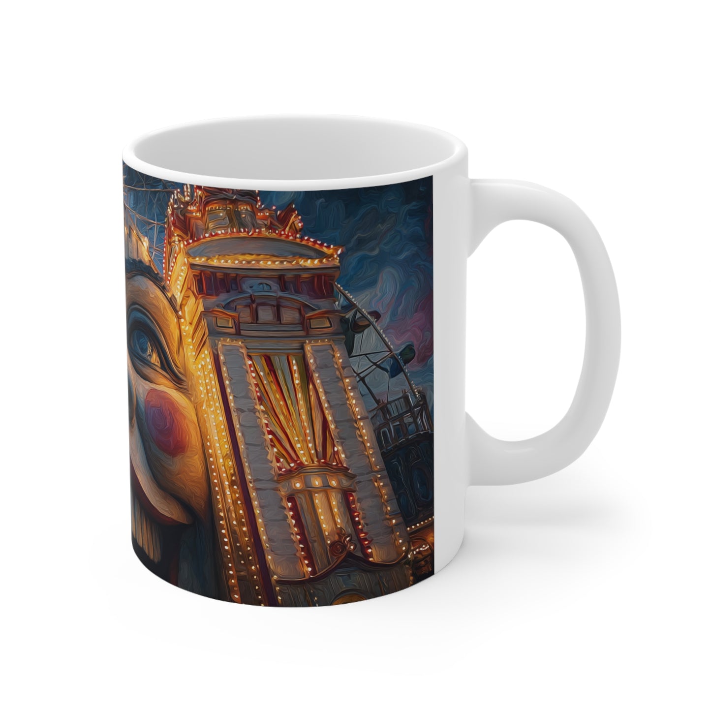 Surrealism Luna Park Sydney Ceramic Mug 325ml