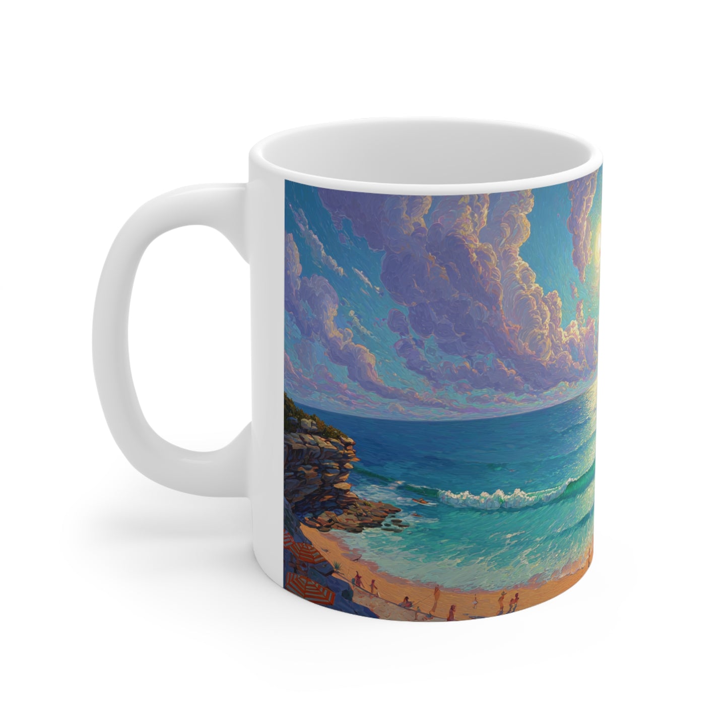 Surrealism Bondi Beach Sydney Ceramic Mug 325ml