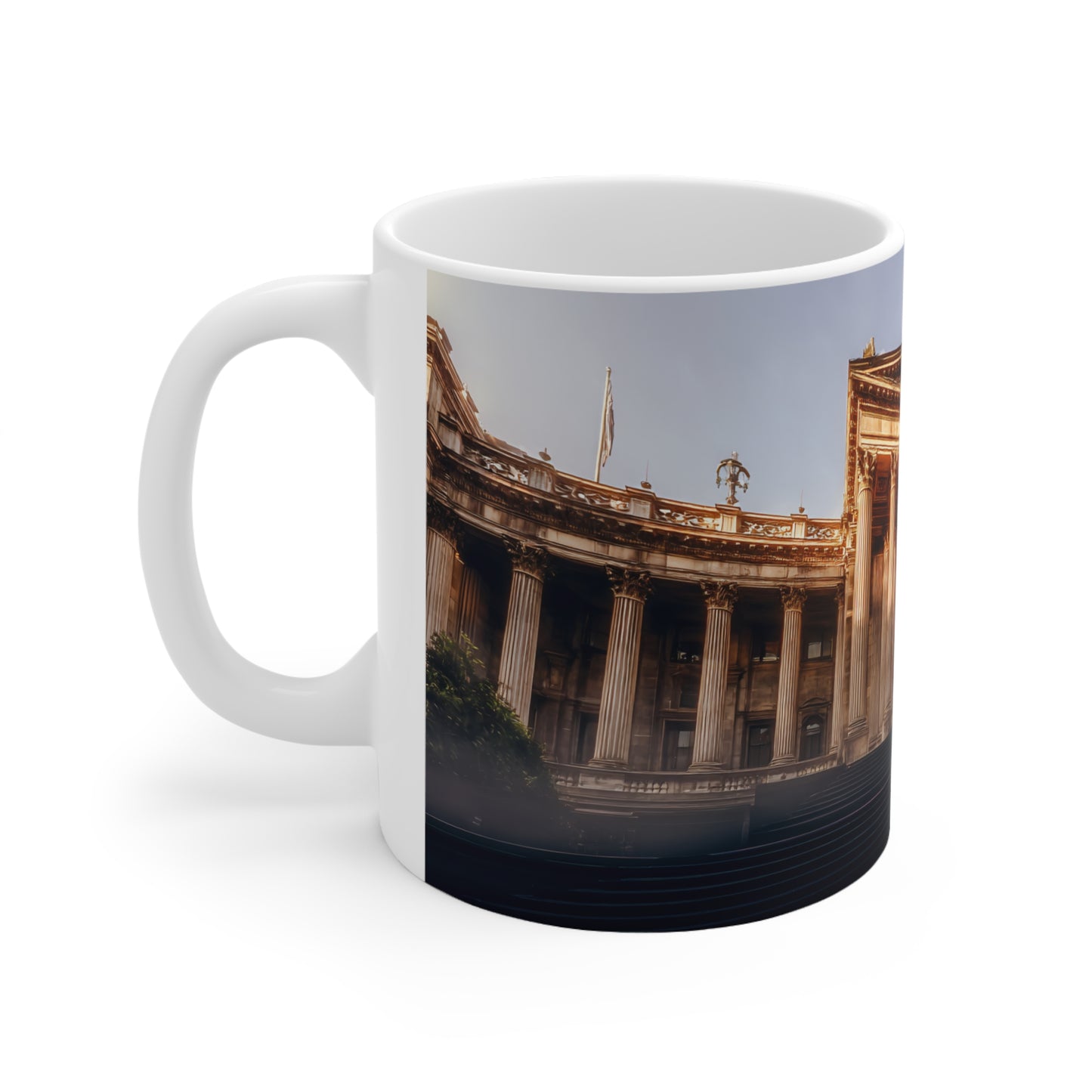 Surreal Parliament House Melbourne Ceramic Mug 325ml