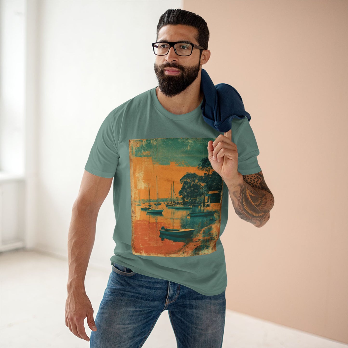 Vintage Williamstown Foreshore Melbourne Unisex Tee