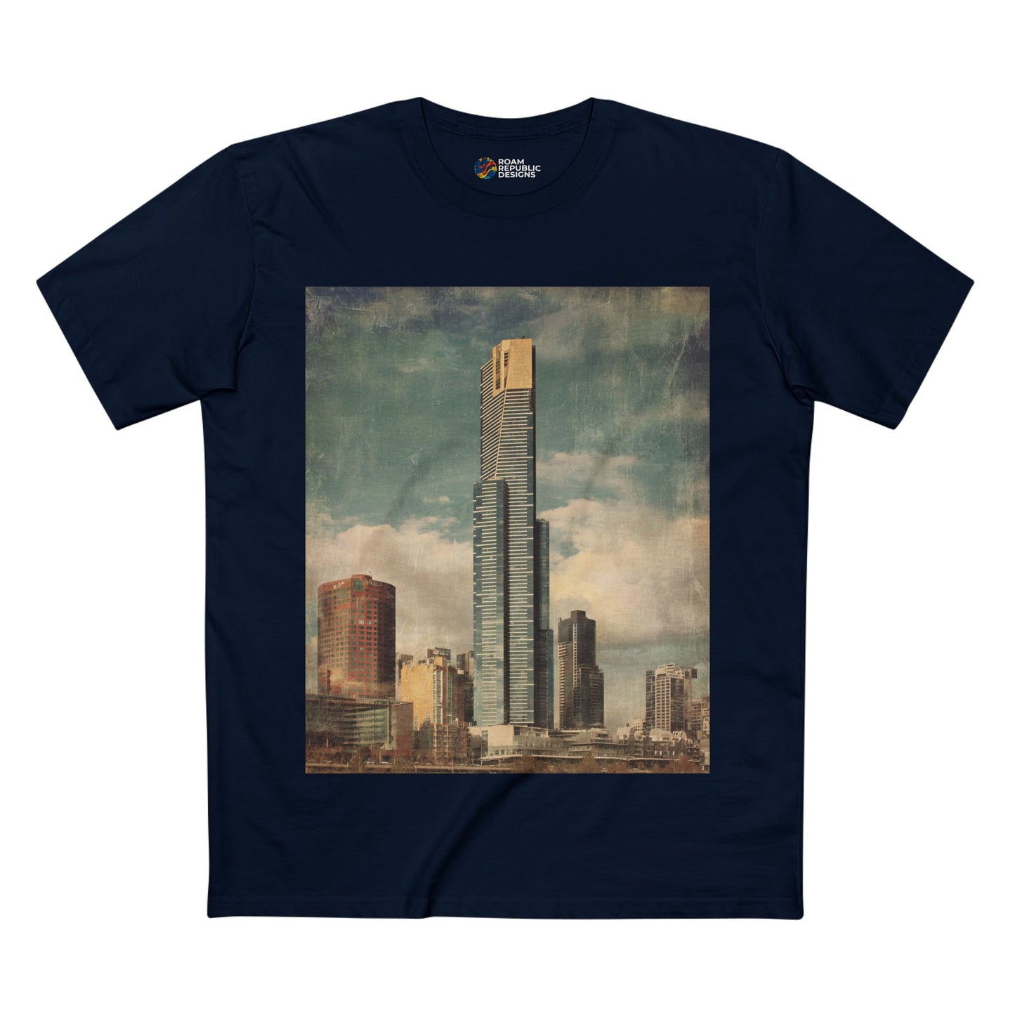 Vintage Eureka Tower Melbourne Unisex Tee
