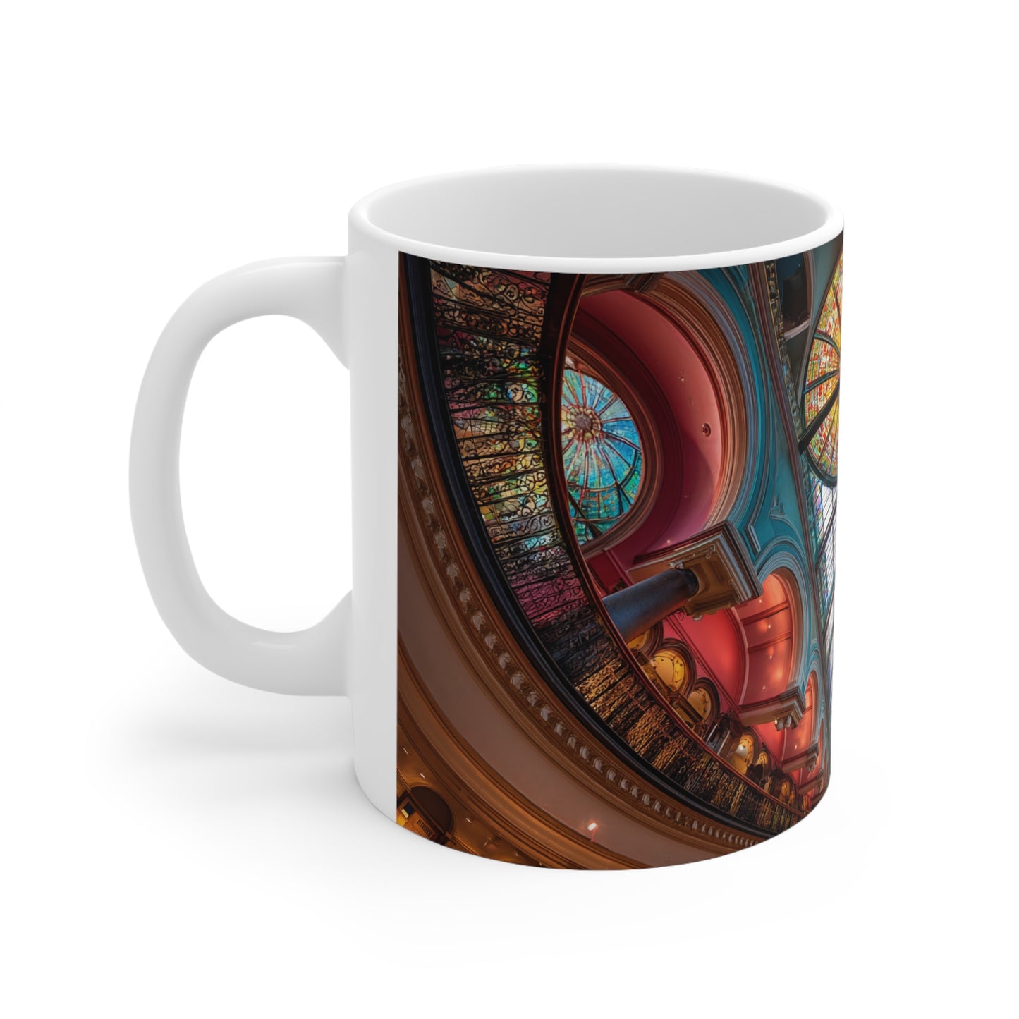 Surrealism Queen Victoria Building Sydney Ceramic Mug 325ml
