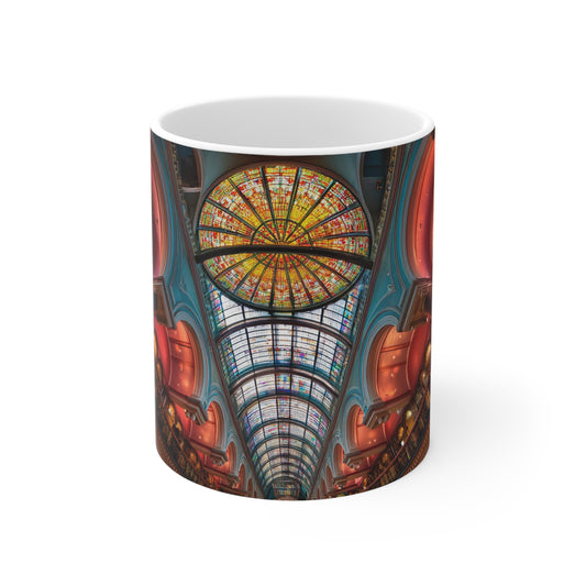 Surrealism Queen Victoria Building Sydney Ceramic Mug 325ml