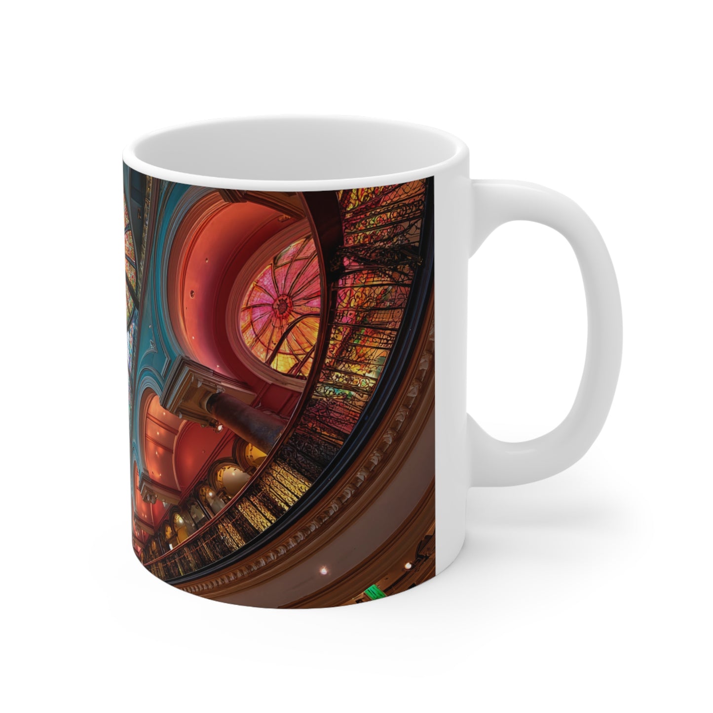 Surrealism Queen Victoria Building Sydney Ceramic Mug 325ml
