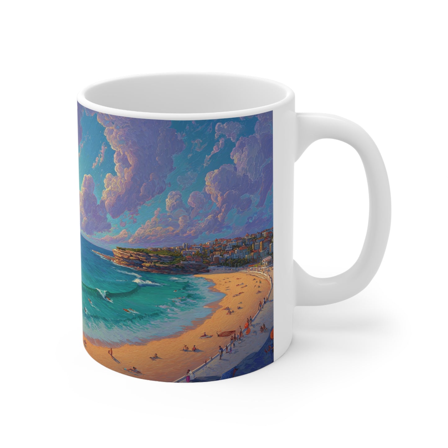 Surrealism Bondi Beach Sydney Ceramic Mug 325ml