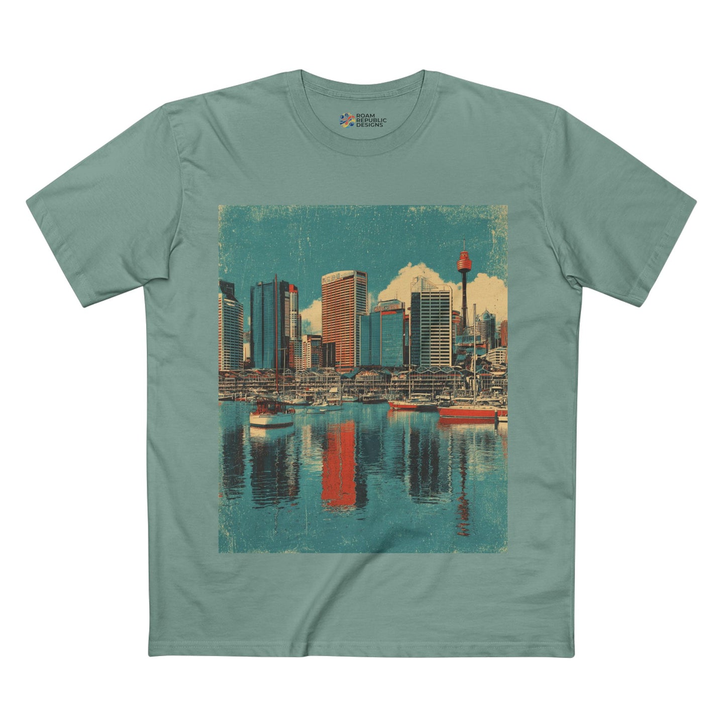 Vintage Darling Harbour Sydney Unisex Tee