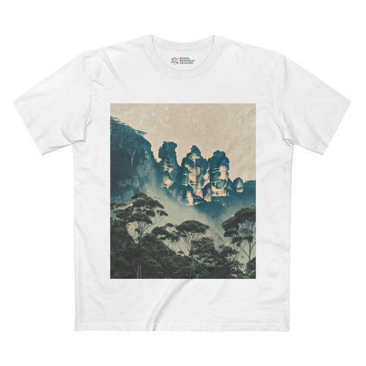 Vintage Three Sisters Blue Mountains Sydney Unisex Tee