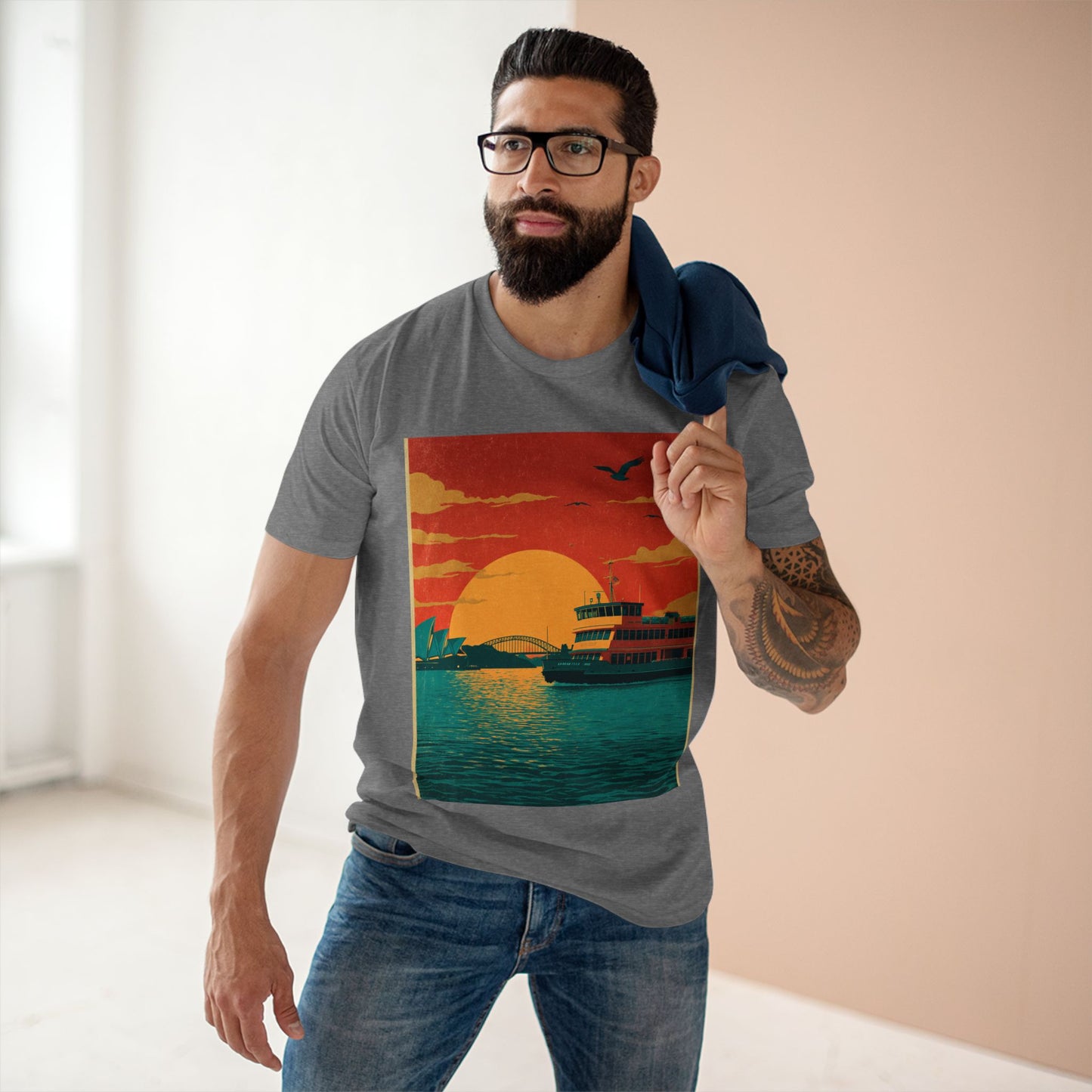 Vintage Manly Ferry Sydney Unisex Tee